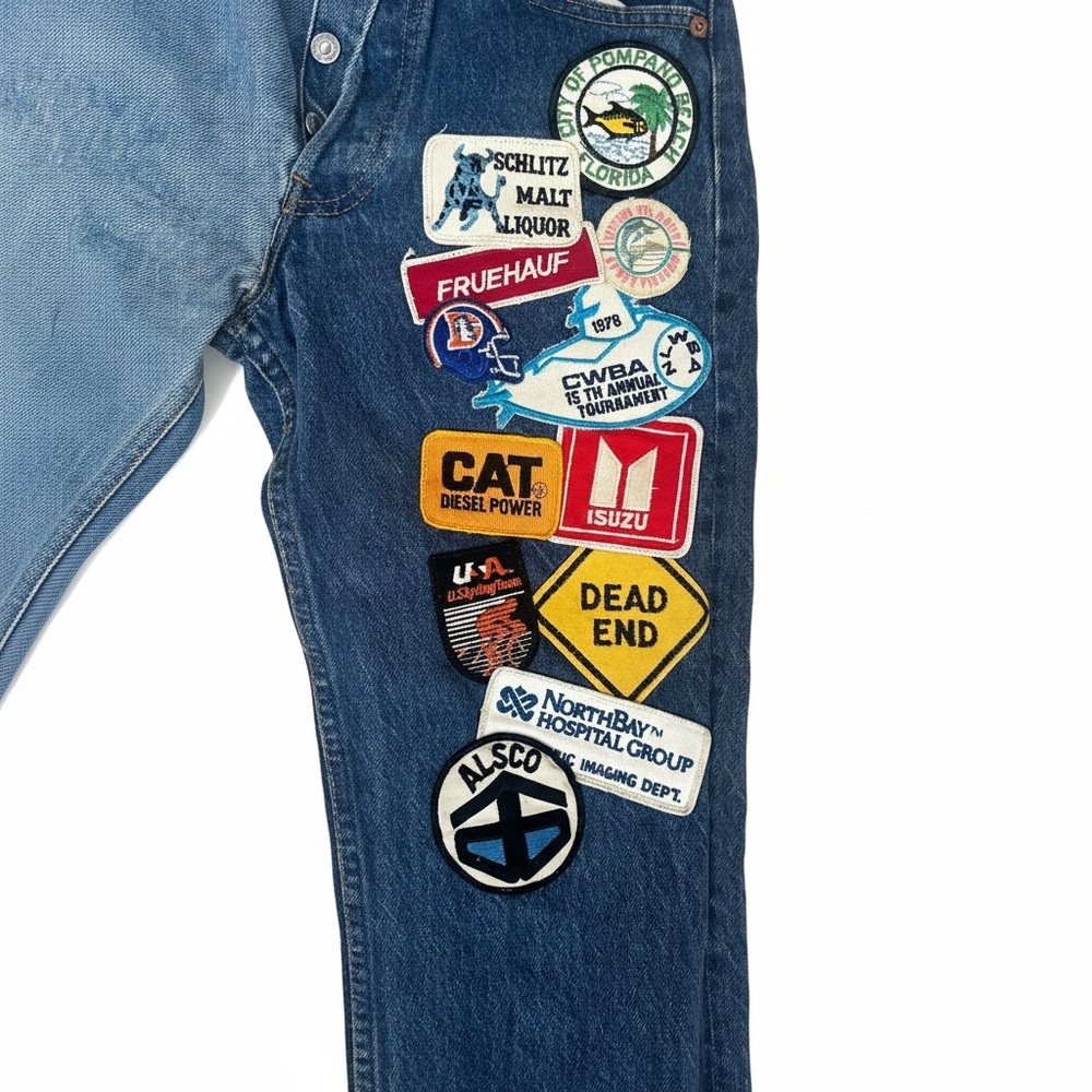 Riley Patchwork Jeans - image 2